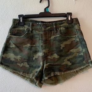 American eagle camo shorts!